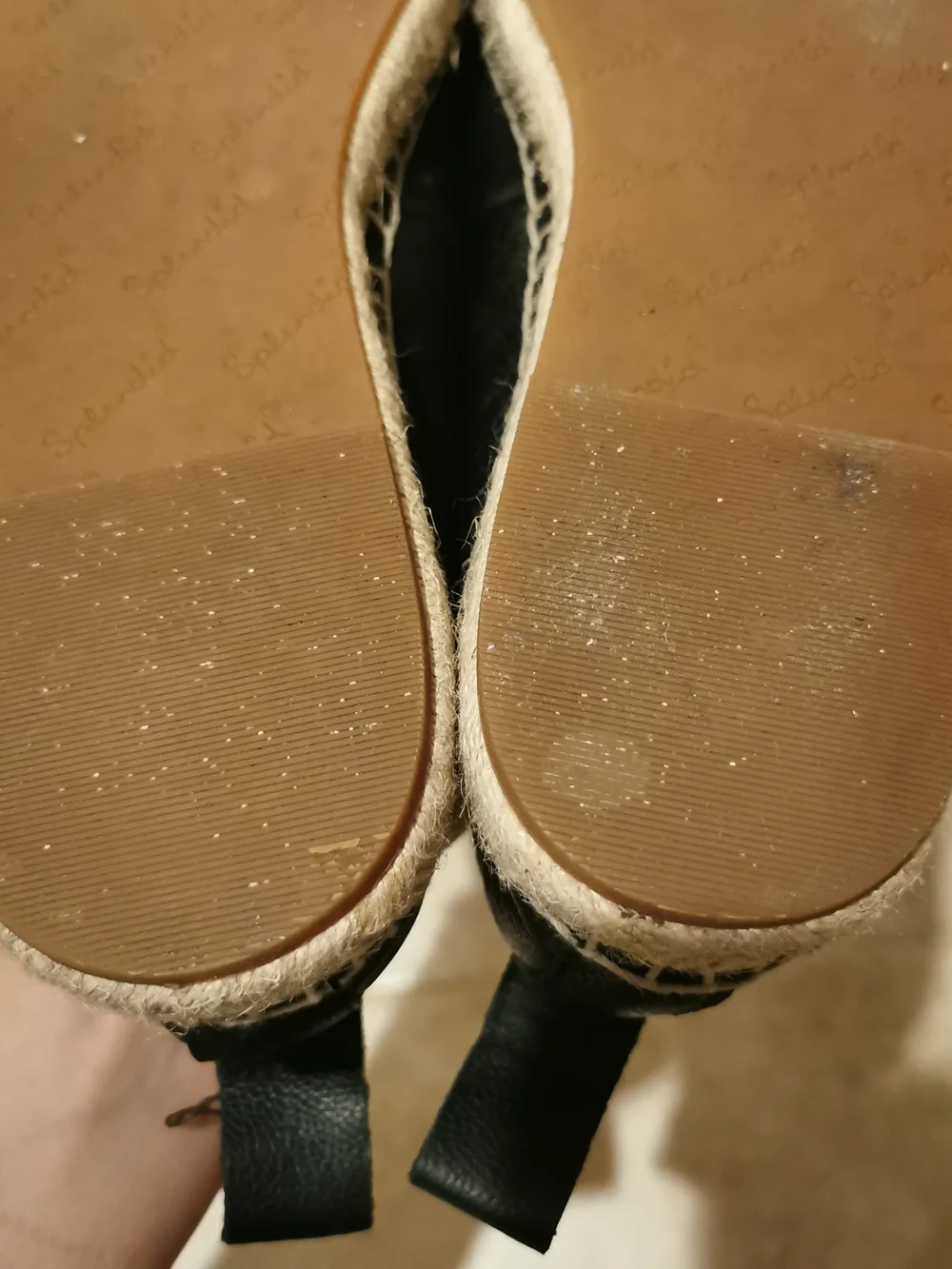 Women’s Black Espadrille Flats - Classic Casual Slip-On
